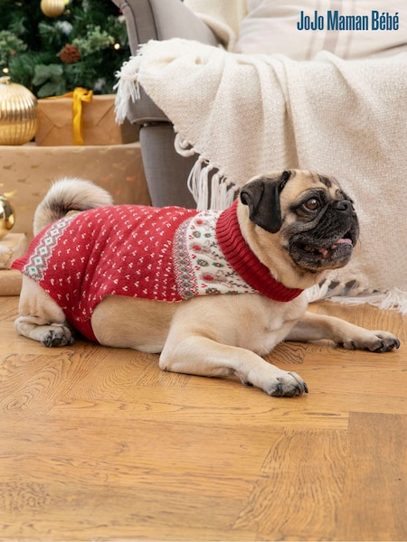 JoJo Maman Bébé Reindeer Fair Isle Pets Jumper (360144) | 36 €