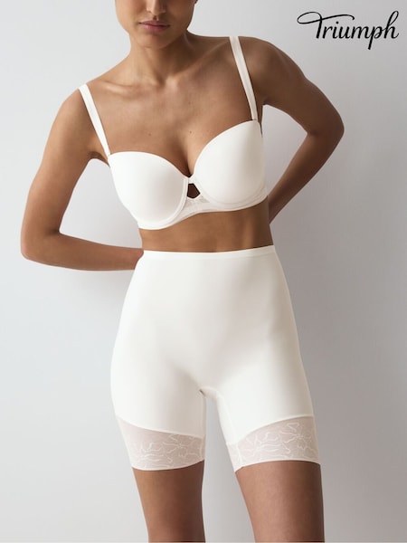 White - Triumph Comfort Contour Mid-thigh Panty