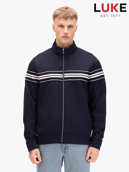 Bleu marine - Regular Luke 1977 Bonehead Zip Sweatshirt