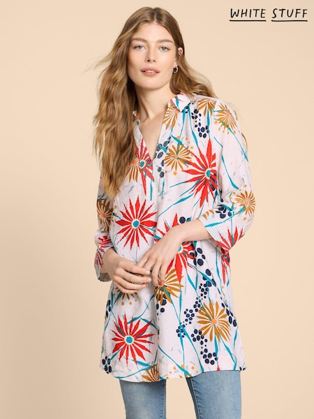 White Stuff White 100% Linen Blaire Tunic (362198) | €47.50