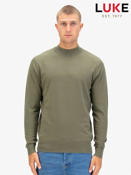 Зелений - Regular Luke 1977 Jenson 1000 Clover Knitted Jumper
