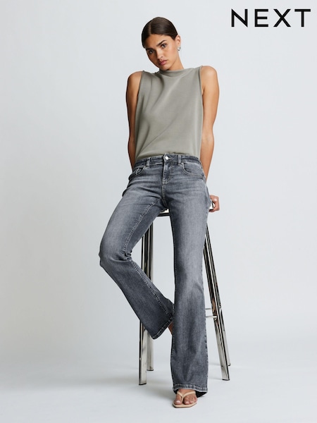 رمادي - Low Bootcut Jeans (362565) | ‏93 د.إ.‏