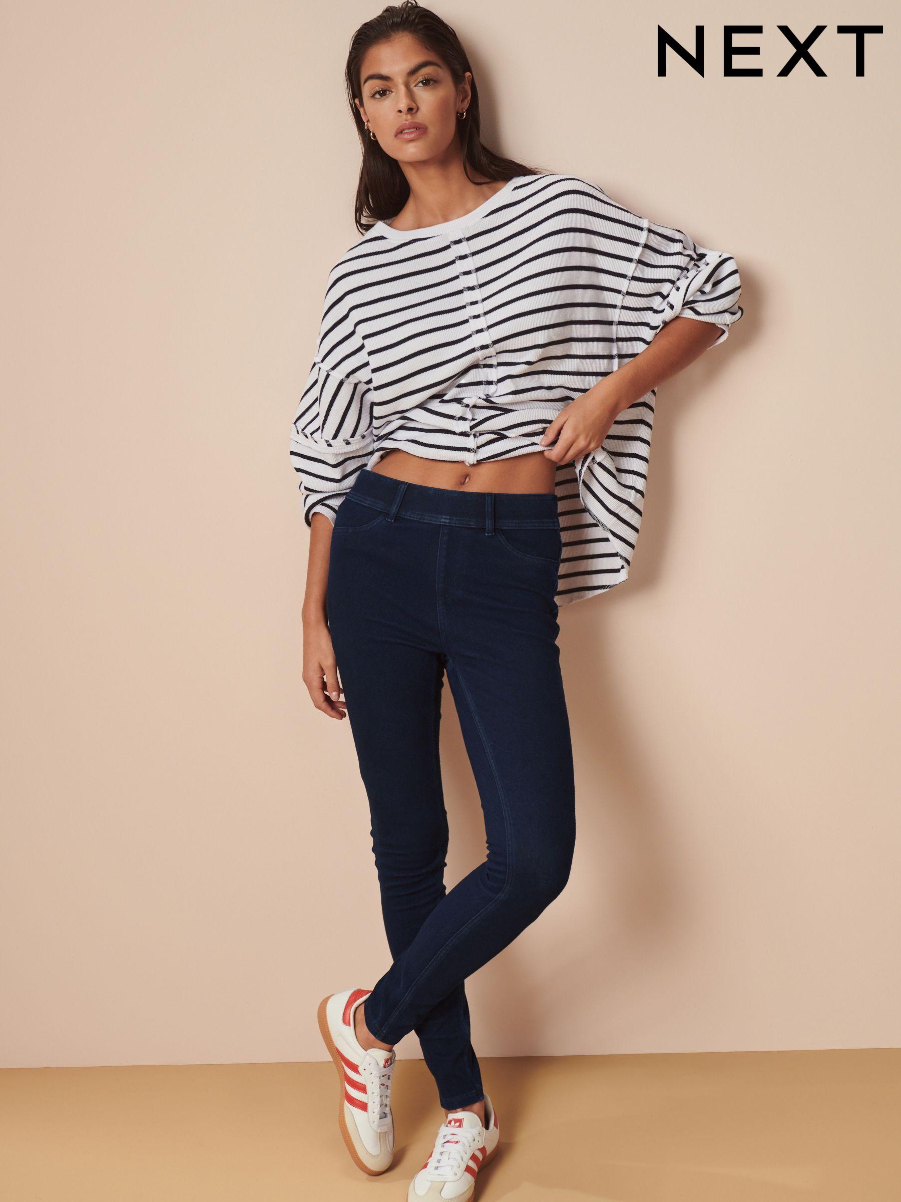Petite Denim Casual Leggings Next Oman