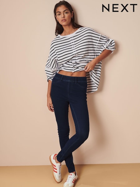 Rinse Blue Jersey Denim Leggings (362730) | $33