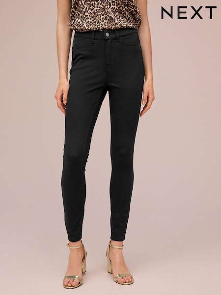 Black Fly Fasten Jersey Denim Leggings (362740) | €34.50