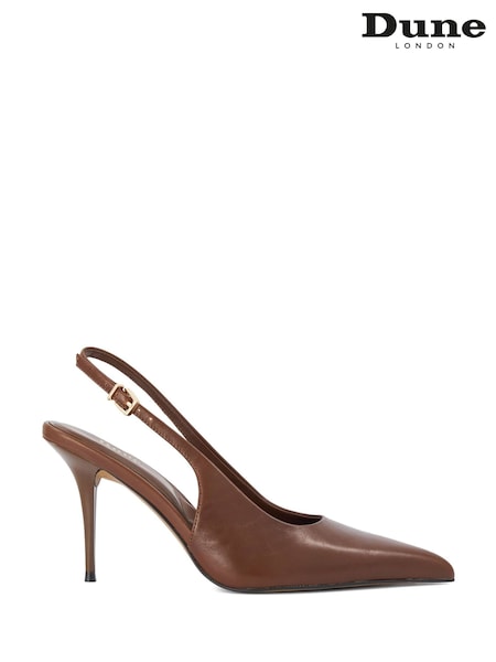 Brown - Dune London Cai Slingbacks