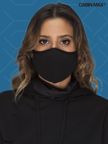 Cabin Max Black Wise Protec Anti-Viral Face Covering (363694) | €13