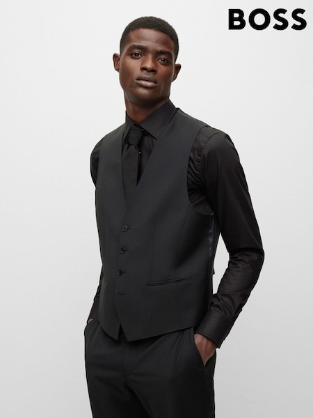 BOSS Black BOSS Regular Fit Jasper Wool Mix Waistcoat (363721) | €79