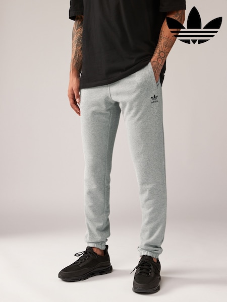 adidas original Grey Trefoil Essentials 100% Cotton Joggers (365828) | $53