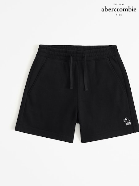 Abercrombie & Fitch Jersey Joggers Black Shorts (366572) | €12