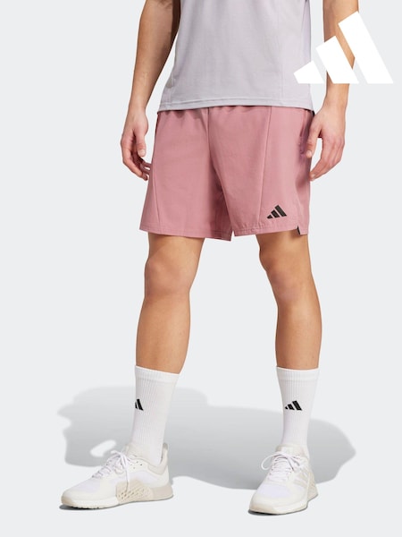 Roz - Pantaloni scurți adidas concepute pentru antrenament (368523) | 146 LEI