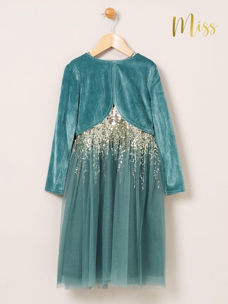 Blau - Miss Kleid und Strickjacke, Rosa, 2-teiliges Set (368562) | 20 €