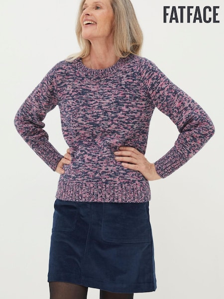 FatFace Blue Fleur Crew Jumper (368767) | €37