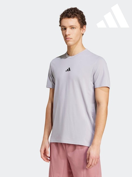 adidas Grey Designed for Training Workout T-Shirt (369308) | € 25