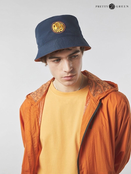 Pretty Green Navy Hollen Bucket Hat (369952) | €23
