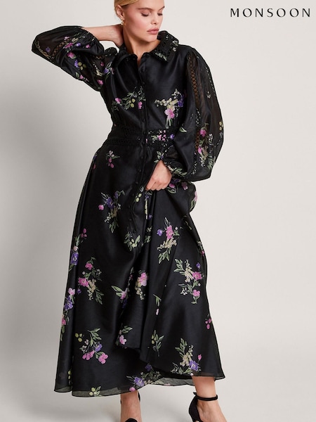 Monsoon Floral Lizza Shirt Dress (370589) | 447 LEI