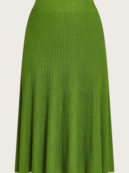 Monsoon Green Ola Ottoman Rib Skirt (371389) | €44.50