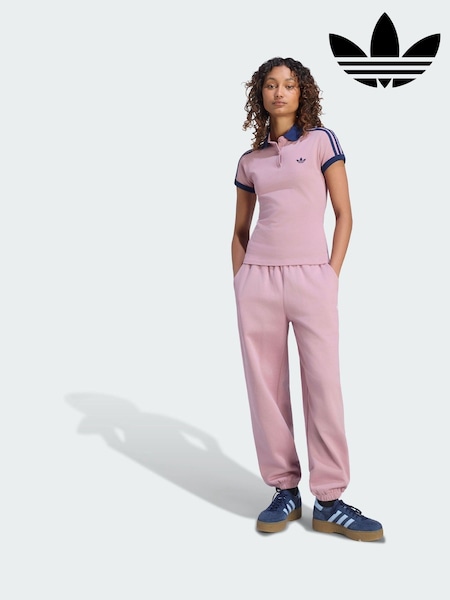 Күлгін - Adidas Originals 3-жолақты поло футболкасы