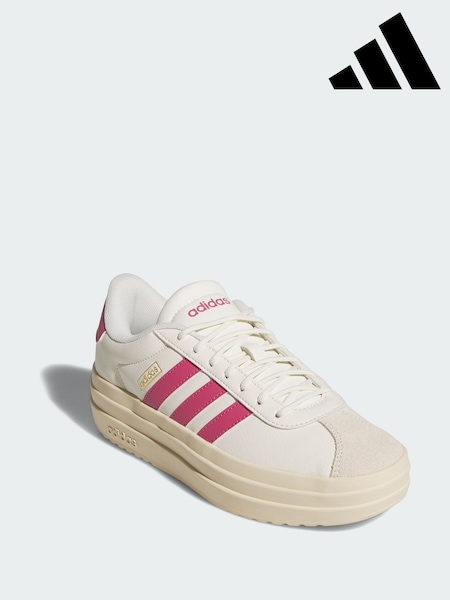 White - Adidas Vl Court Bold Shoes