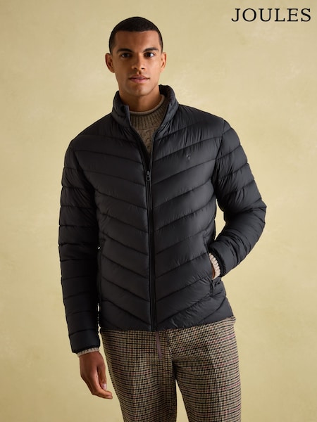 Joules Garrett Black Showerproof Padded Jacket (373166) | €83