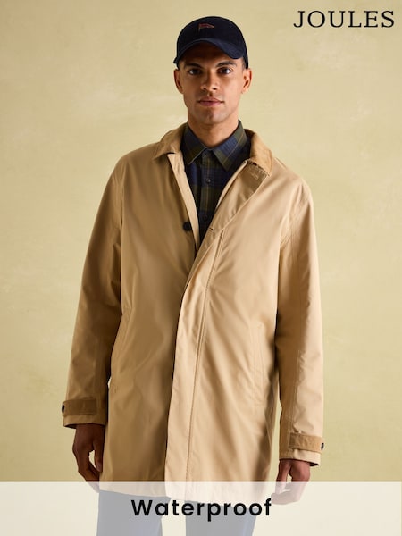 חום בהיר - Joules Sandford Waterproof Raincoat (373184) | ‏598‏₪