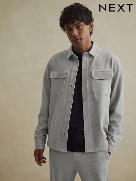 Grey Popper Shacket (374729) | €45