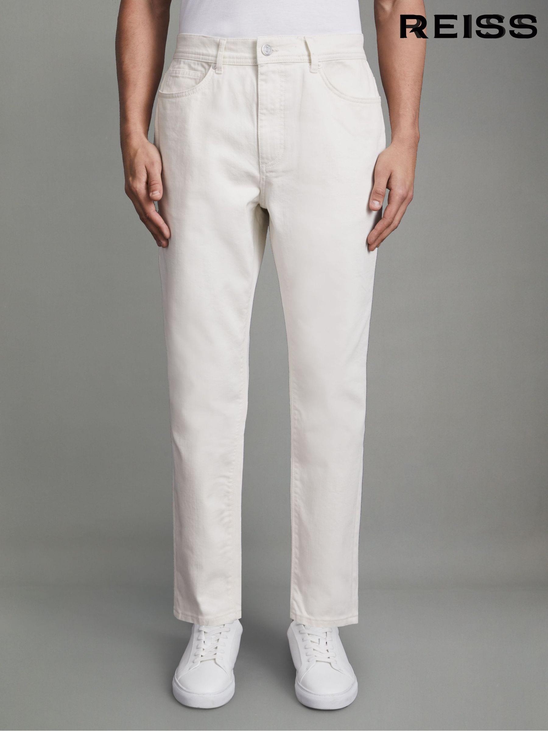 Mens Cream Jeans | Skinny & Slim Fit Jeans | Next Official Site