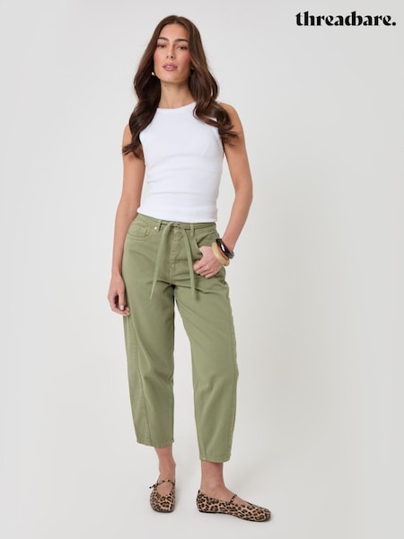 Vert - Threadbare Jean Ceinturé Coupe ballon