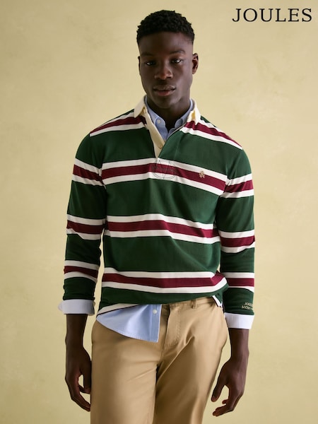 Joules Rugby Club Green & Red Shirt (376469) | €78