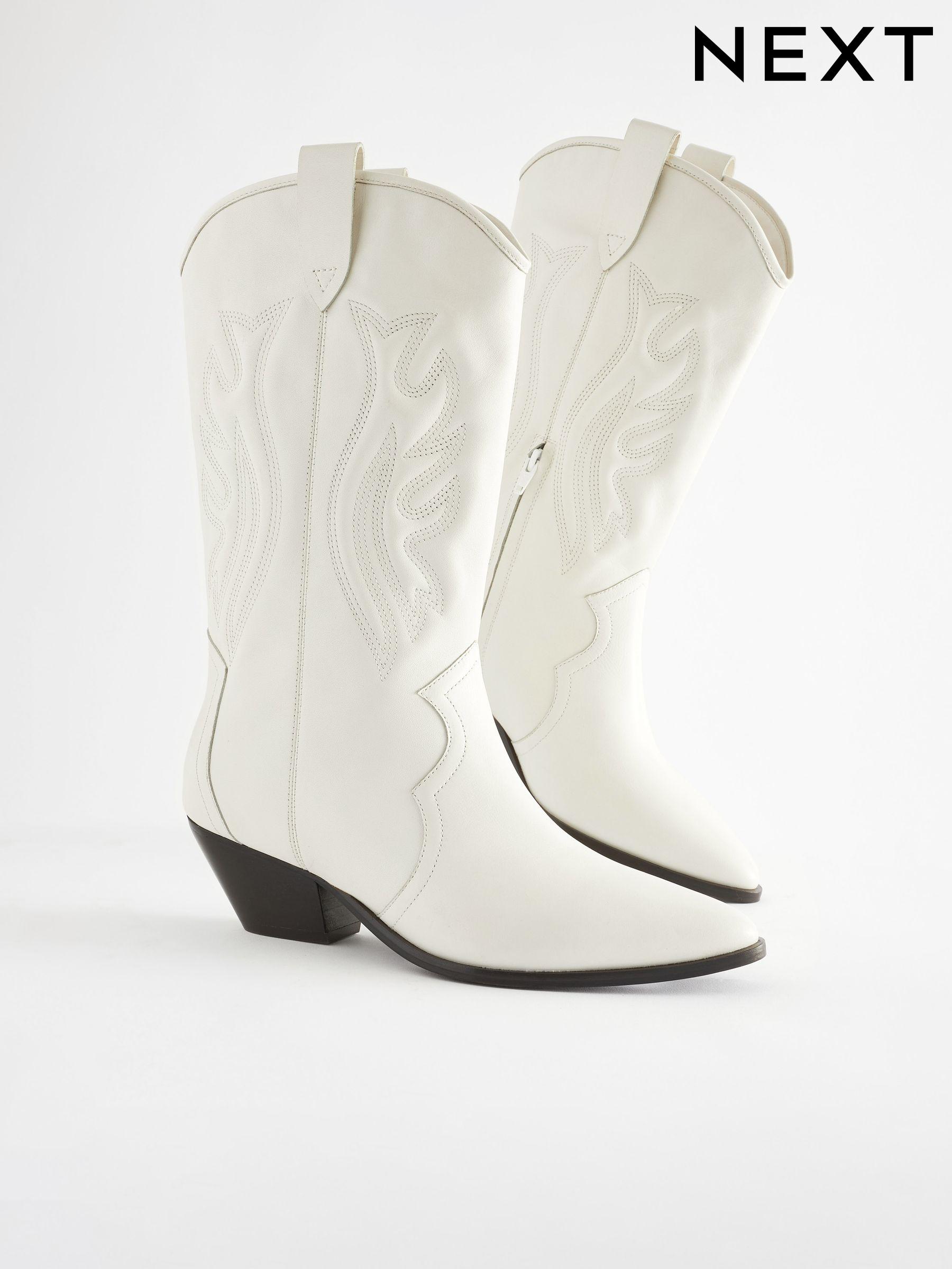 Womens boots white discount