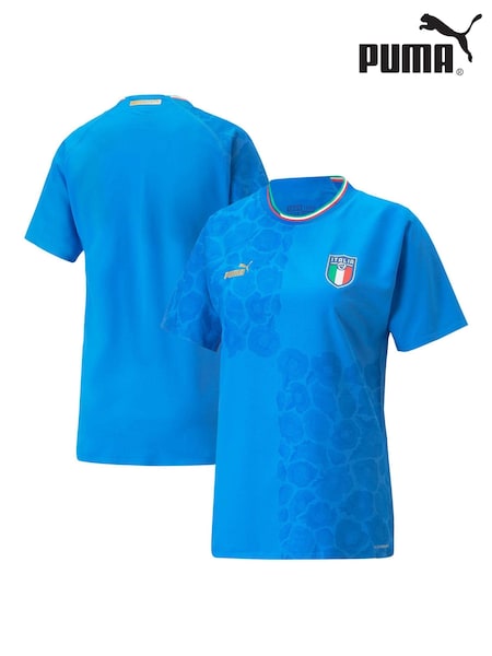 Puma Blue Italy x Liberty Home Authentic Shirt 2022 Womens (377175) | €56