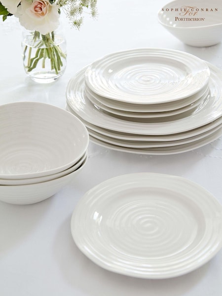 Portmeirion White Sophie Conran 12 piece Dinnerware Set (377224) | €232