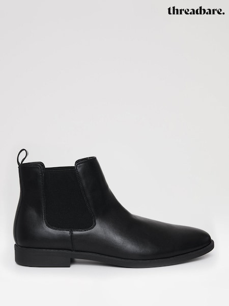 Μαύρο - Regular Threadbare Chelsea Boots