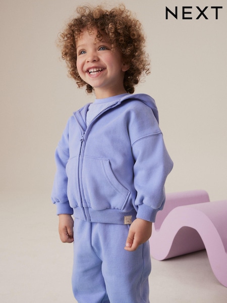 Blue Zip Through Hoodie (3mths-7yrs) (377430) | 34 QAR - 41 QAR