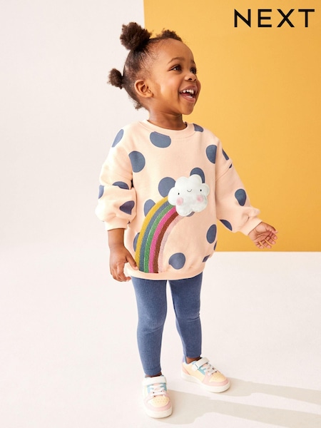 Navy Blue Sweatshirt and Leggings Set (3mths-7yrs) (377760) | $27 - $34