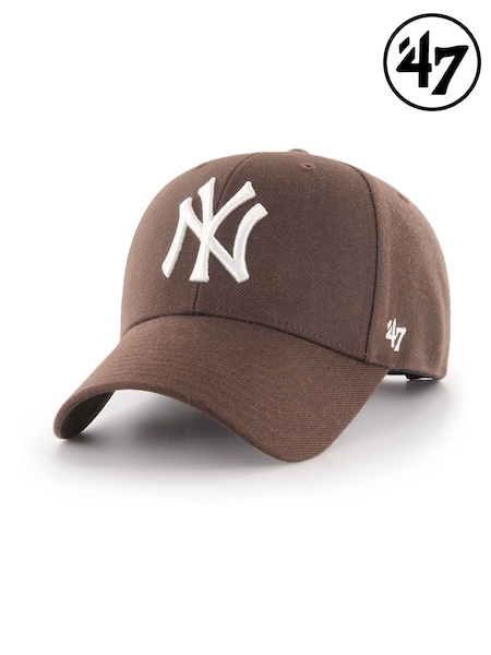 Brown - Regular 47 Brand New York Yankees Clean Up Hat