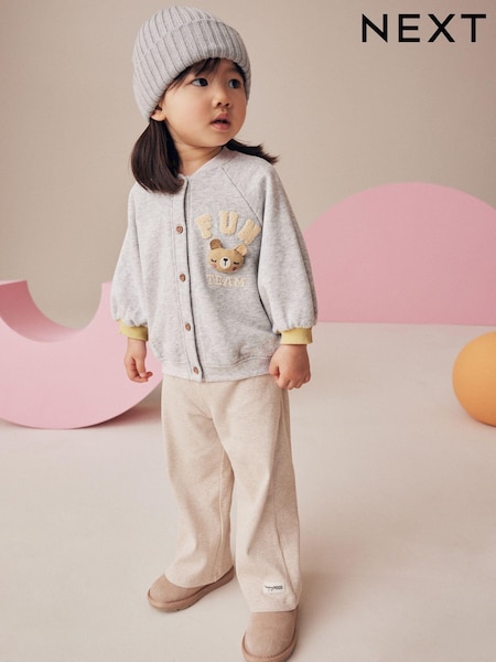 رمادي - Baseball Cardigan (3mths-7yrs) (377991) | ‏46 د.إ.‏ - ‏ 53‏ د.إ.