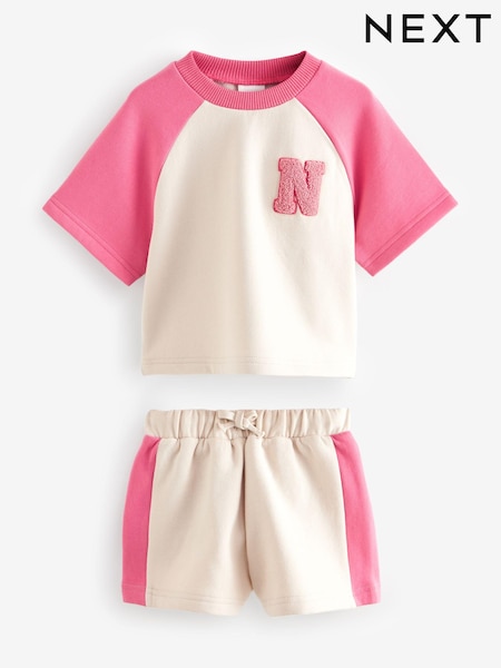 Pink - 100% Cotton T-Shirt And Shorts Set (3mths-7yrs) (378016) | 5 € - 6 €