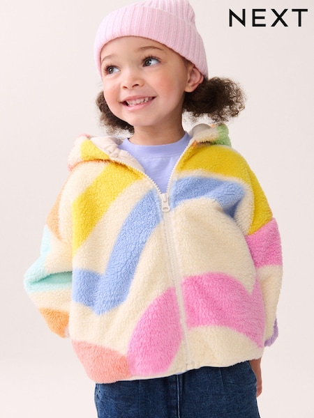 Sateenkaari - Printed Hooded Zip Through Fleece Jacket (3mths-7yrs) (378087) | €25 - €28