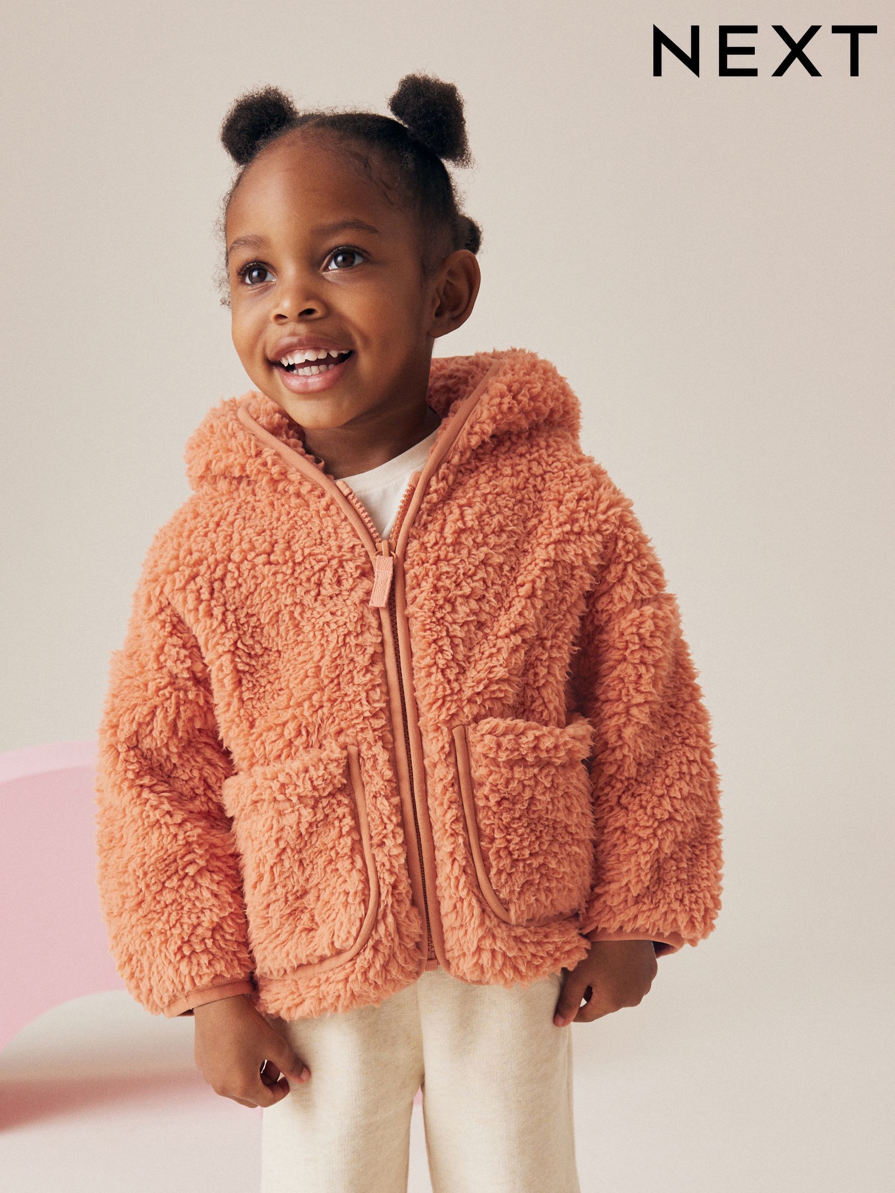 Orange teddy jacket cheap