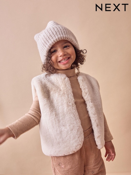 Cream Gilet (3mths-7yrs) (378160) | AED15 - AED17