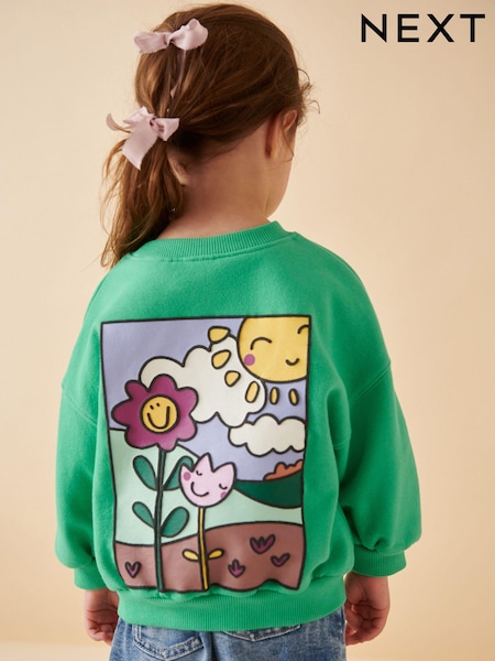 Green Sweatshirt (3mths-7yrs) (378216) | €7 - €8