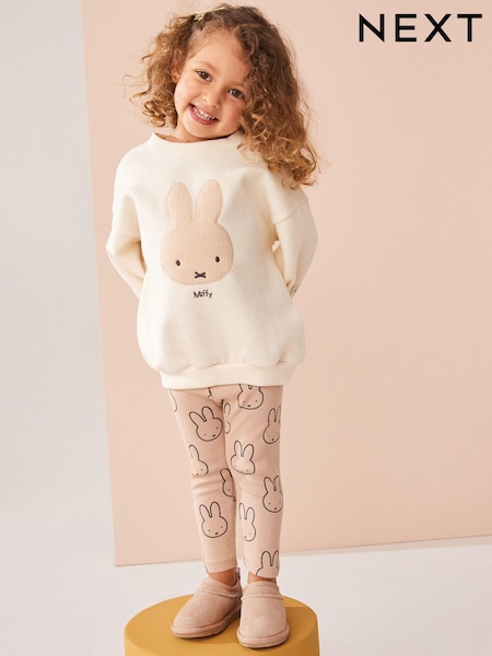 Neutral Miffy Sweatshirt & Leggings Set (3mths-7yrs) (378351) | AED67 - AED81
