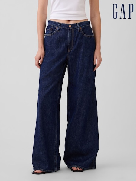 Blau - Gap Low Slung Extra Baggy Jeans