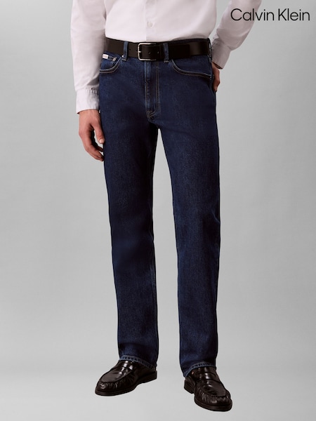 Blue - Regular Calvin Klein Standard Straight Jeans