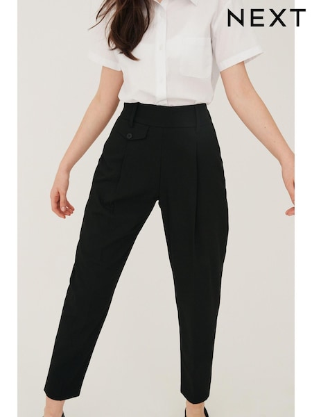 Schwarz - Senior Tapered Trousers (9-17yrs) (379720) | 4 € - 6 €