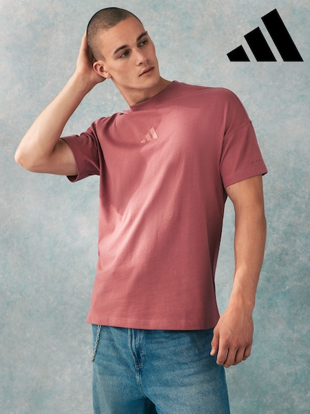 אדום - Adidas All Szn 100% Cotton T-shirt (379852) | ‏116‏₪