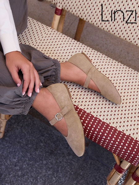 Naturlig - Linzi Nadira Mary Jane Style Flats