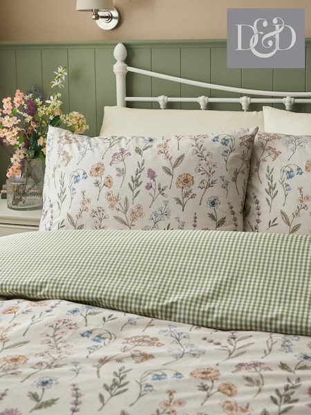 Dreams & Drapes Meadow Floral Duvet Cover & Pillowcase Set