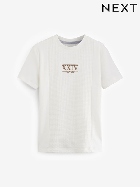 Bela vezena tekstura - Short Sleeve T-Shirt (3-16yrs) (383666) | € 10 - € 15